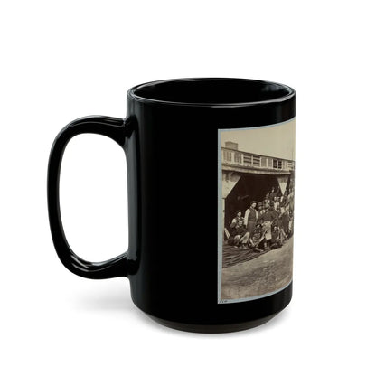 Blacksmith's Shop, Quartermaster's Department, Washington, D.C., April, 1865 (U.S. Civil War) Black Coffee Mug-Go Mug Yourself