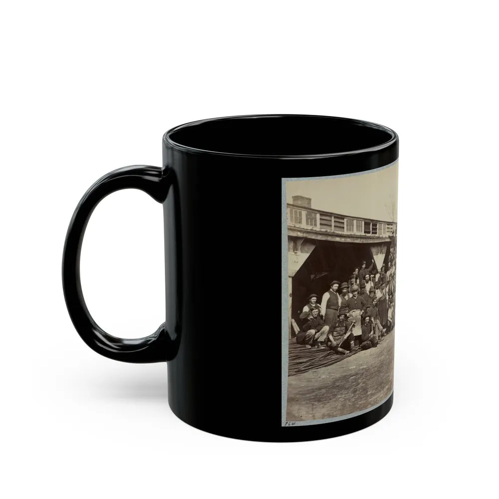 Blacksmith's Shop, Quartermaster's Department, Washington, D.C., April, 1865 (U.S. Civil War) Black Coffee Mug-Go Mug Yourself