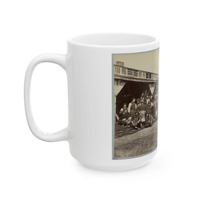 Blacksmith's Shop, Quartermaster's Department, Washington, D.C., April, 1865 (U.S. Civil War) White Coffee Mug-Go Mug Yourself