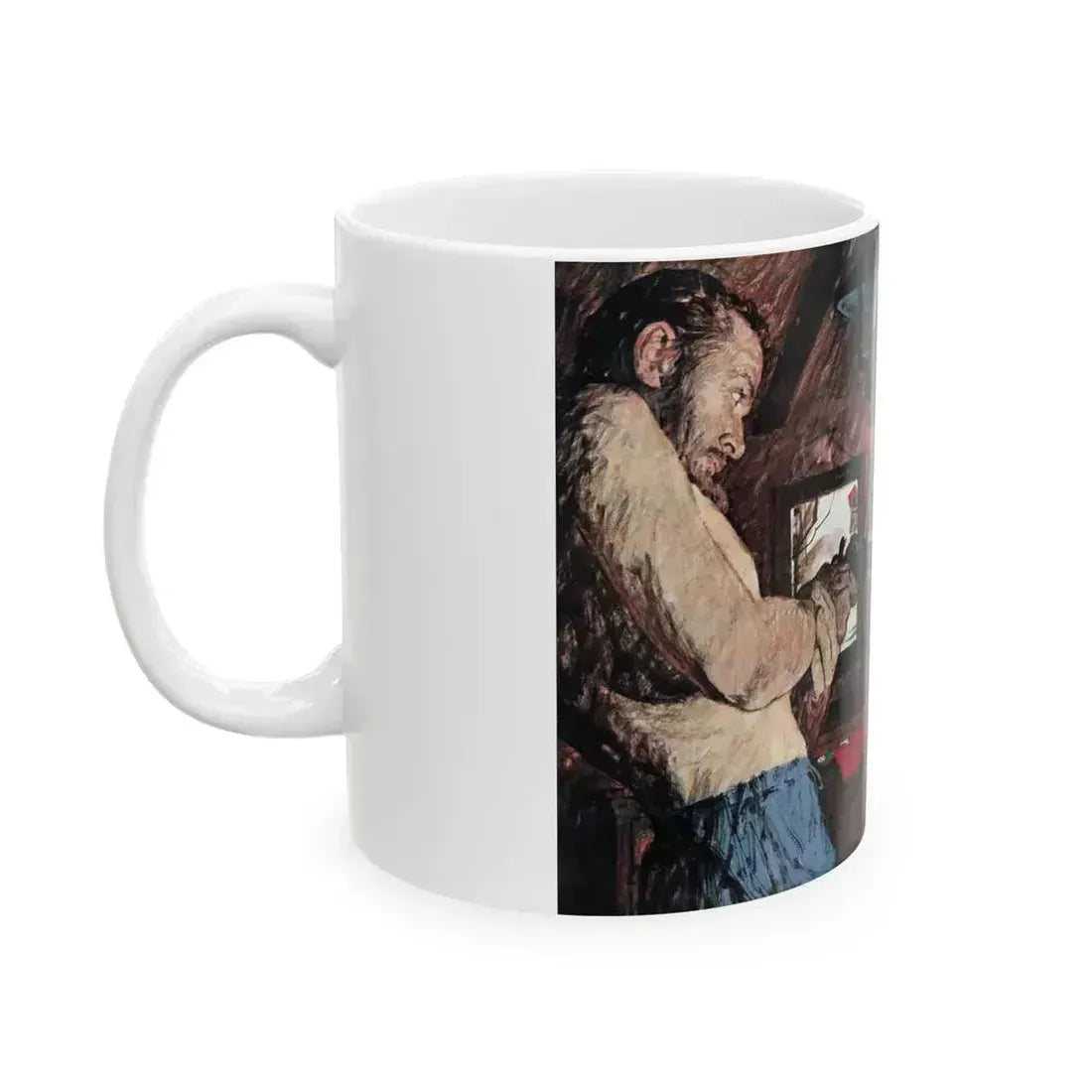 Blackwater Fever, Argosy, February 1966 - White Coffee Mug - Go Mug Yourself