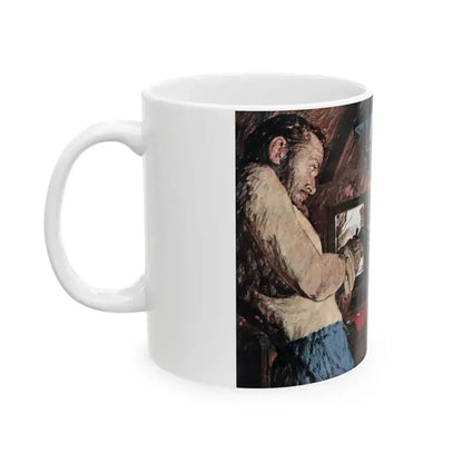 Blackwater Fever, Argosy, February 1966 - White Coffee Mug - Go Mug Yourself