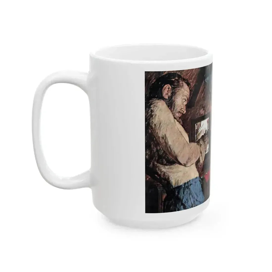 Blackwater Fever, Argosy, February 1966 - White Coffee Mug - Go Mug Yourself