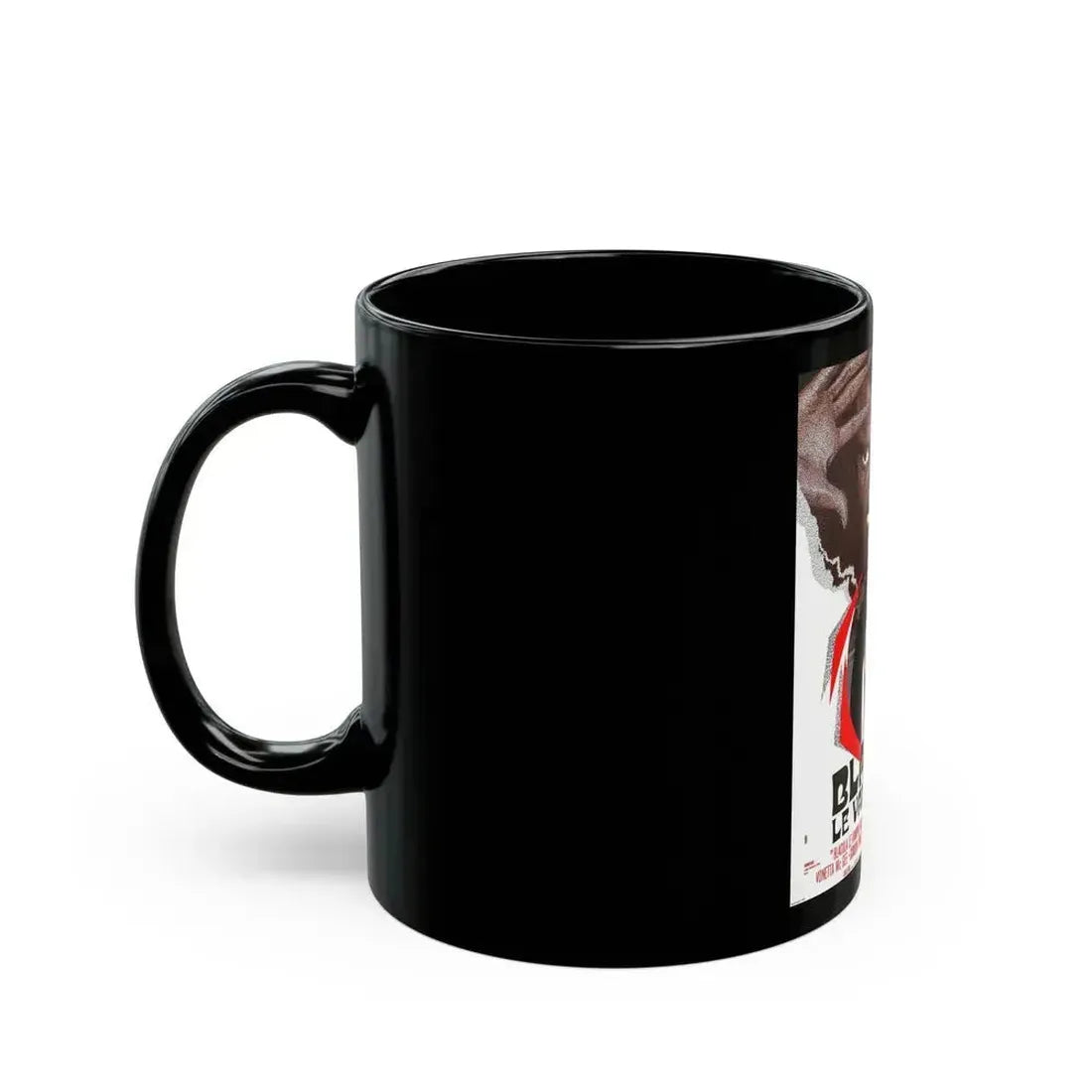 BLACULA (FRENCH) 1972 Movie Poster - Black Coffee Mug - Go Mug Yourself