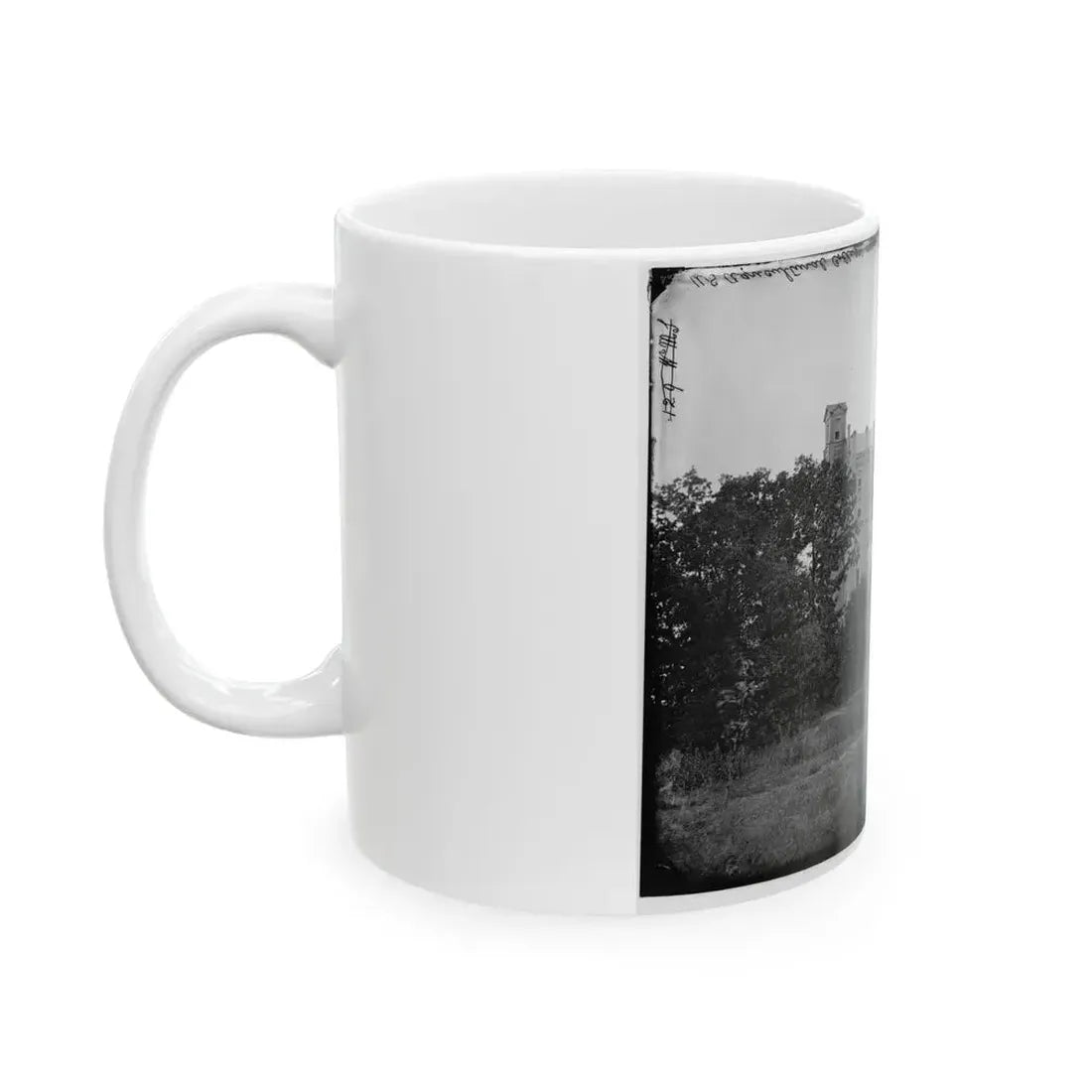 Bladensburg, Maryland (Vicinity). Agricultural College (U.S. Civil War) White Coffee Mug - Go Mug Yourself