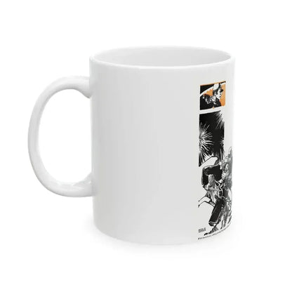 Blades of the Legion (1-2), Blue Book Magazine, February 1946 - White Coffee Mug - Go Mug Yourself