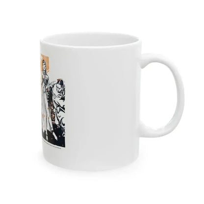Blades of the Legion (1-2), Blue Book Magazine, February 1946 - White Coffee Mug - Go Mug Yourself
