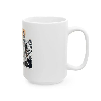 Blades of the Legion (1-2), Blue Book Magazine, February 1946 - White Coffee Mug - Go Mug Yourself