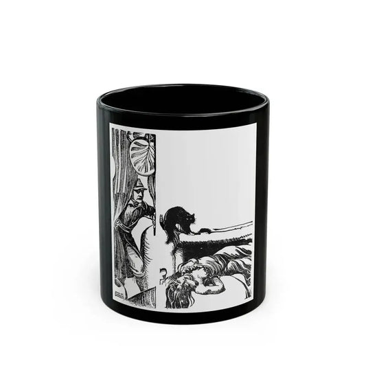 Blades of the Legion (3), Blue Book Magazine, February 1946 - Black Coffee Mug 11oz - Go Mug Yourself