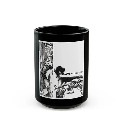 Blades of the Legion (3), Blue Book Magazine, February 1946 - Black Coffee Mug 15oz - Go Mug Yourself