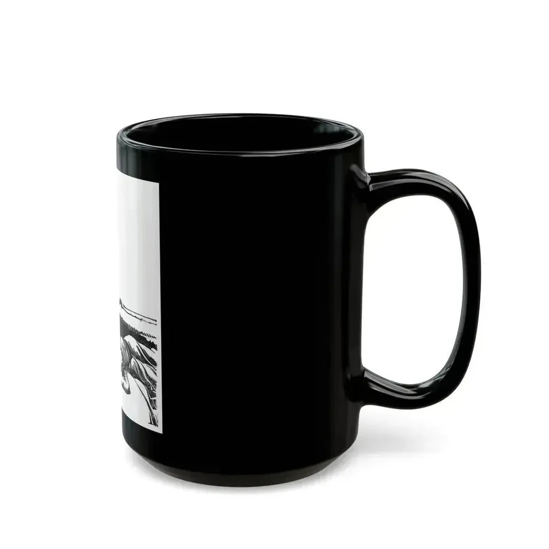 Blades of the Legion (3), Blue Book Magazine, February 1946 - Black Coffee Mug - Go Mug Yourself