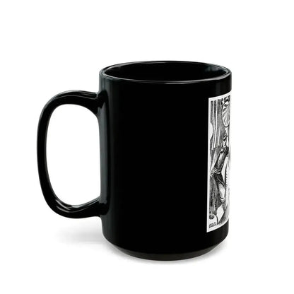 Blades of the Legion (3), Blue Book Magazine, February 1946 - Black Coffee Mug - Go Mug Yourself