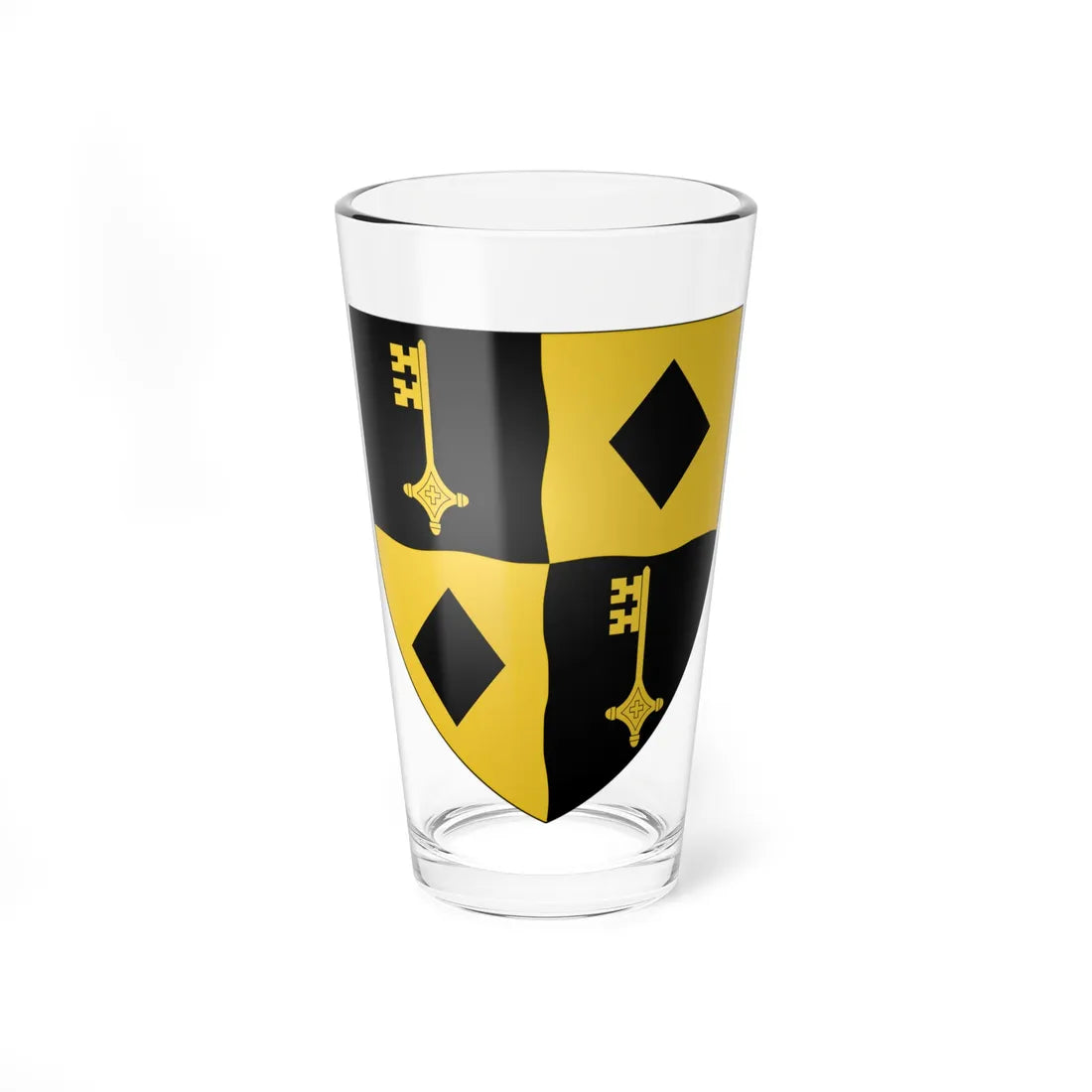 BLAENAVON Shield (United Kingdom) (Coat of Arms) Pint Glass 16oz - Go Mug Yourself