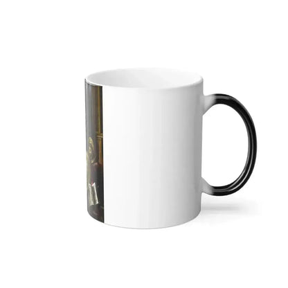 Blaise Alexandre Desgoffe (1830-1901) Le casque et le bouclier de Charles IX - Color Changing Mug 11oz - Go Mug Yourself