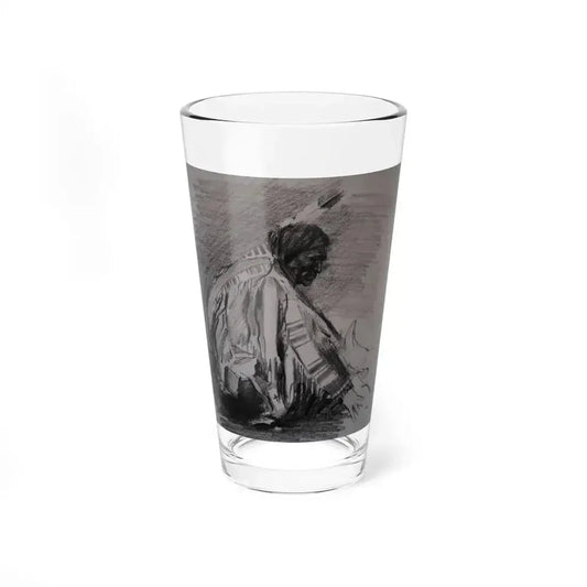 Blake Neubert-Untitled 11 (Native Americans in Art) Pint Glass 16oz 16oz - Go Mug Yourself