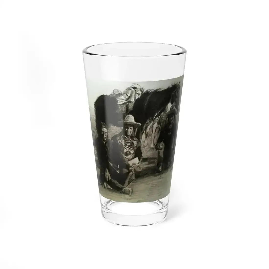 Blake Neubert-Untitled 13 (Native Americans in Art) Pint Glass 16oz 16oz - Go Mug Yourself