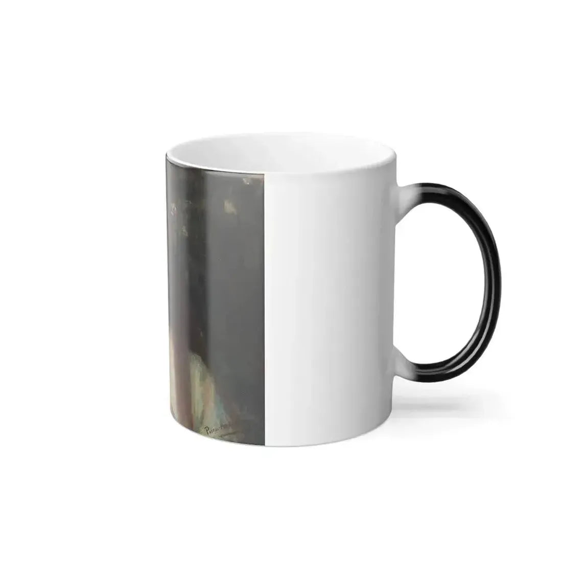 Blanche Paymal-Amouroux (19th Century) A nymph - Oil on Canvas - Color Changing Mug 11oz - Go Mug Yourself