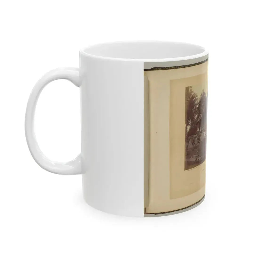 Blandford Church, Petersburg, Virginia (U.S. Civil War) White Coffee Mug - Go Mug Yourself