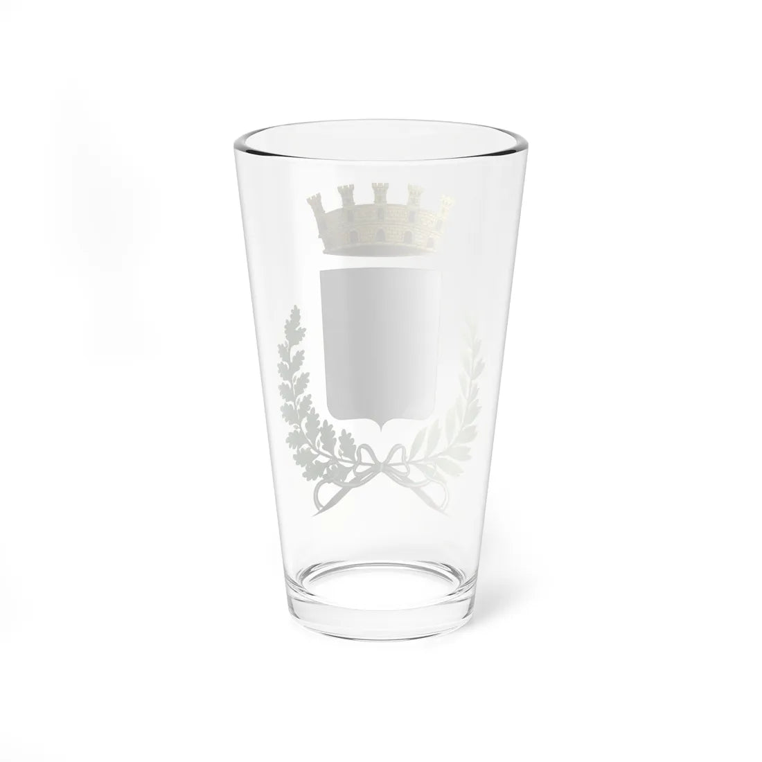 Blank Coat of arms of Italian City 2 (Italy) (Coat of Arms) Pint Glass 16oz - Go Mug Yourself