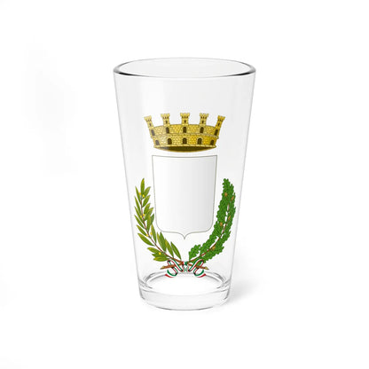 Blank Coat of arms of Italian City (Italy) (Coat of Arms) Pint Glass 16oz 16oz - Go Mug Yourself