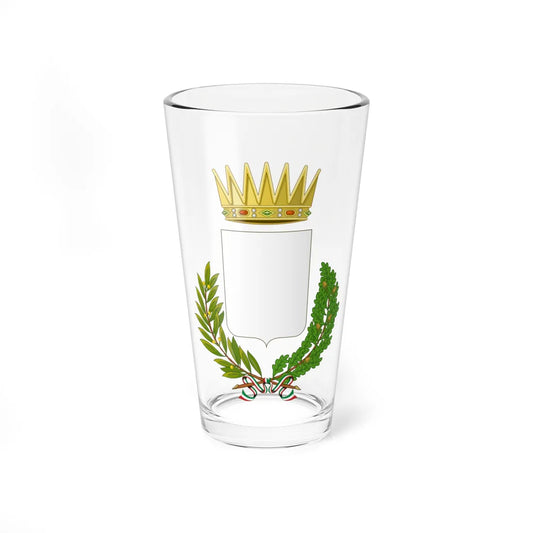 Blank Coat of arms of Italian Union of Municipalities (Italy) (Coat of Arms) Pint Glass 16oz 16oz - Go Mug Yourself
