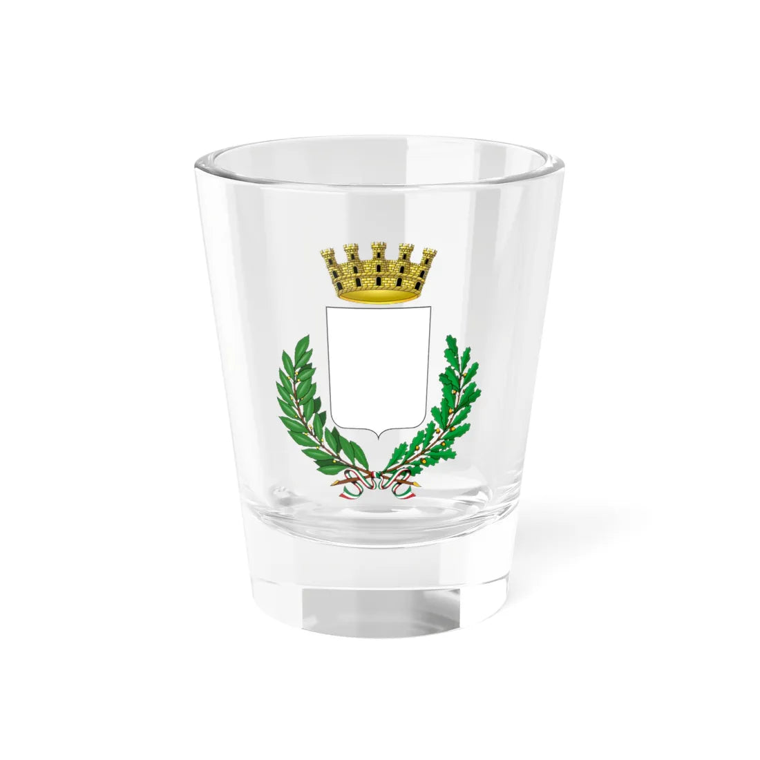 Blank - Italy city-Stemma (Italy) (Coat of Arms) Shot Glass 1.5oz 1.5oz - Go Mug Yourself