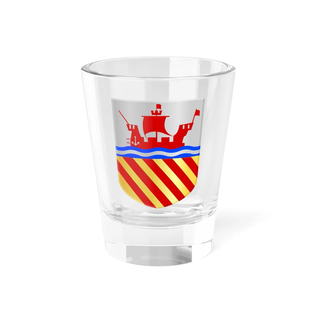 Blankenham wapen (Netherlands) (Coat of Arms) Shot Glass 1.5oz 1.5oz - Go Mug Yourself