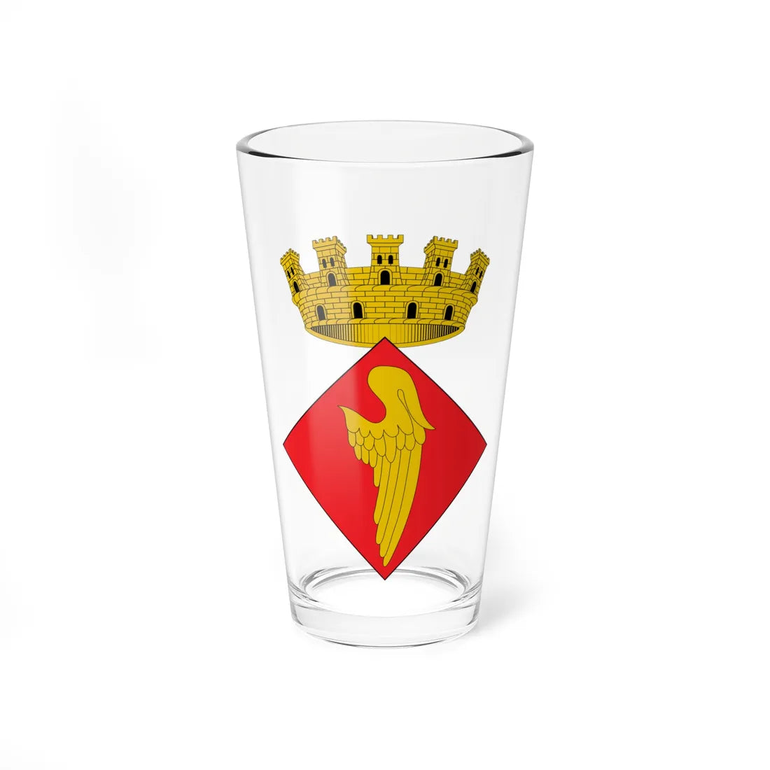 Blasó de lAleixar (Spain) (Coat of Arms) Pint Glass 16oz 16oz - Go Mug Yourself