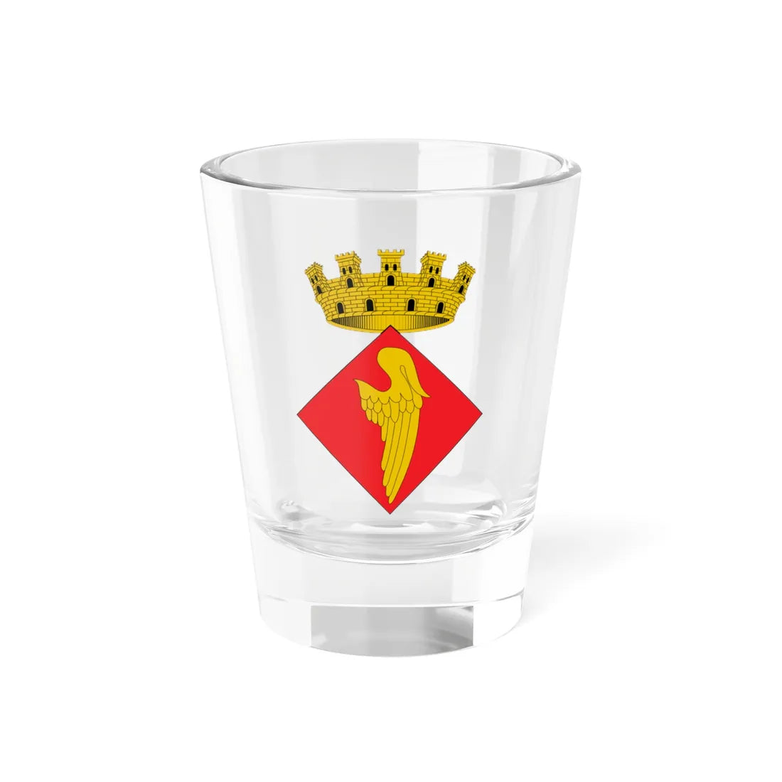 Blasó de lAleixar (Spain) (Coat of Arms) Shot Glass 1.5oz 1.5oz - Go Mug Yourself