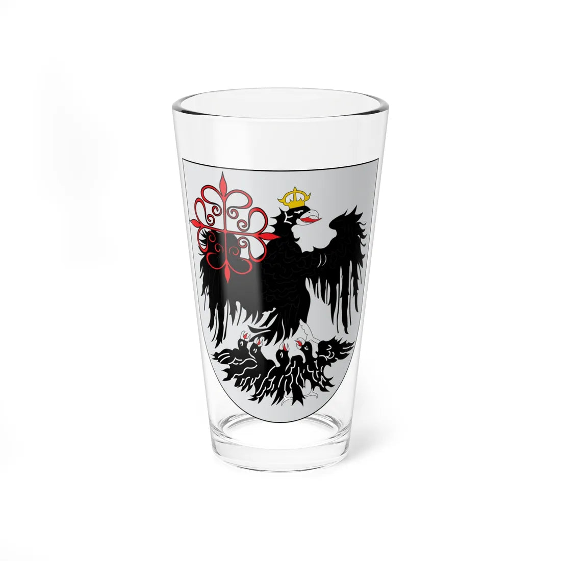 Blasón de la Bandera de Buenos Aires TVH (Argentina) (Coat of Arms) Pint Glass 16oz - Go Mug Yourself