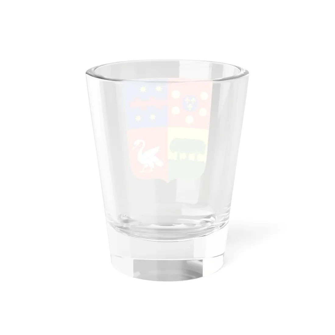 Blasón de la familia Gentili (Argentina) (Coat of Arms) Shot Glass 1.5oz - Go Mug Yourself