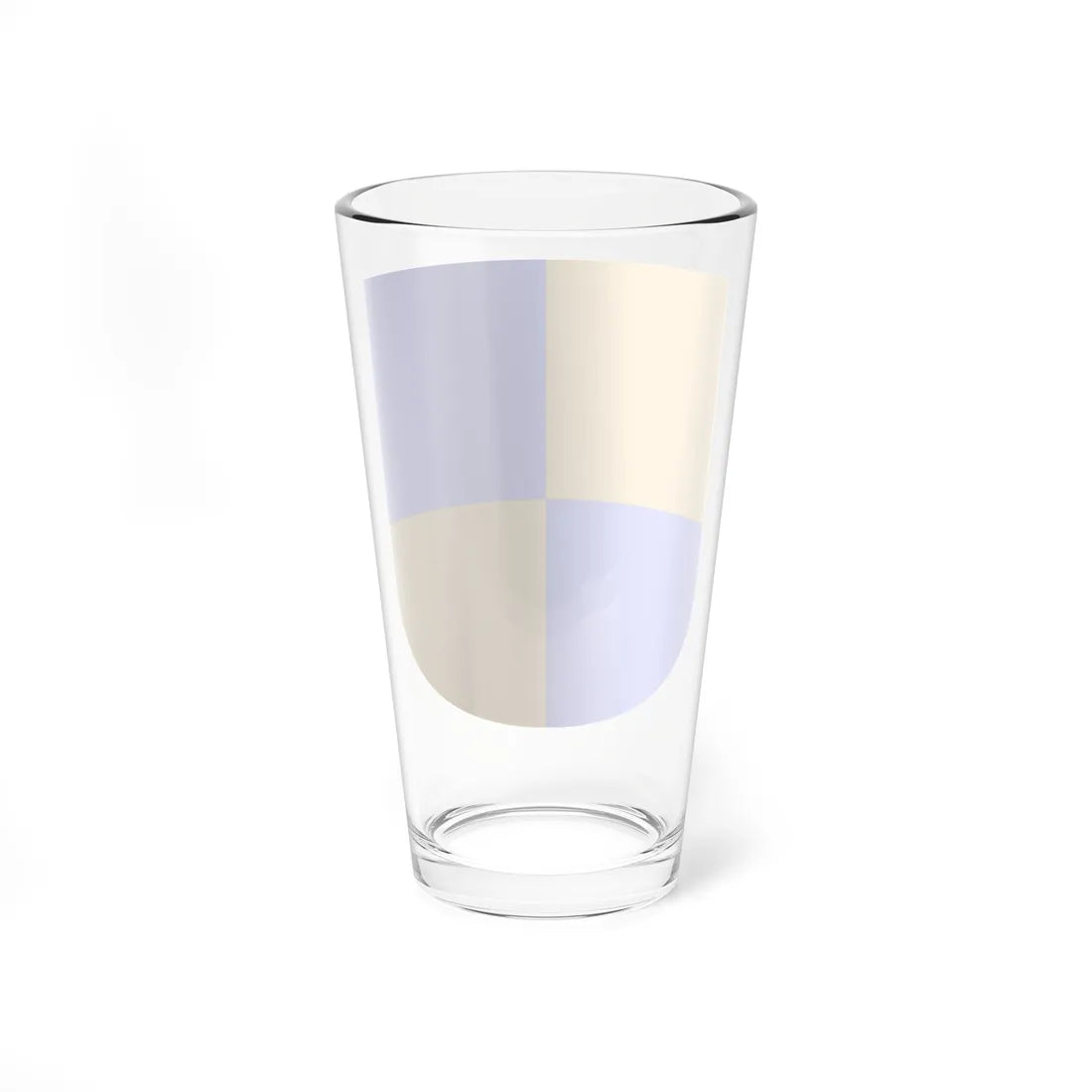 Blasón de la familia Manfredi (Spain) (Coat of Arms) Pint Glass 16oz - Go Mug Yourself