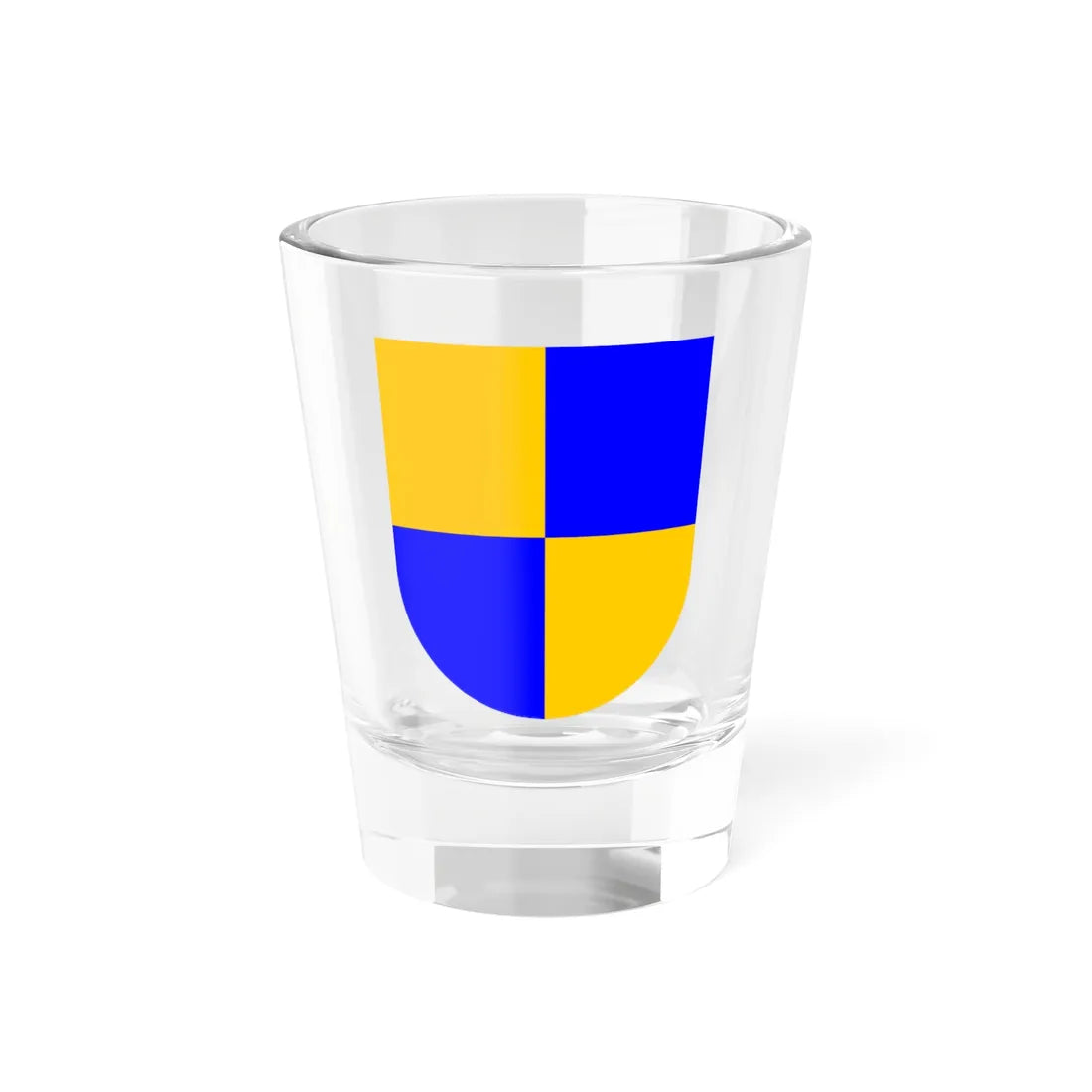 Blasón de la familia Manfredi (Spain) (Coat of Arms) Shot Glass 1.5oz 1.5oz - Go Mug Yourself