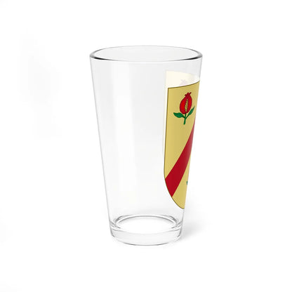 Blasón de la familia Potau (Spain) (Coat of Arms) Pint Glass 16oz - Go Mug Yourself