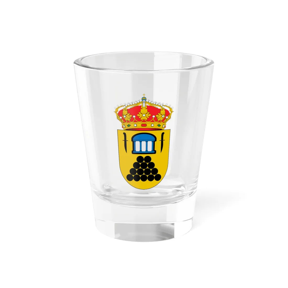 Blasón de Pedrera (Spain) (Coat of Arms) Shot Glass 1.5oz 1.5oz - Go Mug Yourself