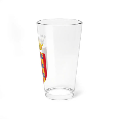 Blasón del Condado de Perelada (Spain) (Coat of Arms) Pint Glass 16oz - Go Mug Yourself
