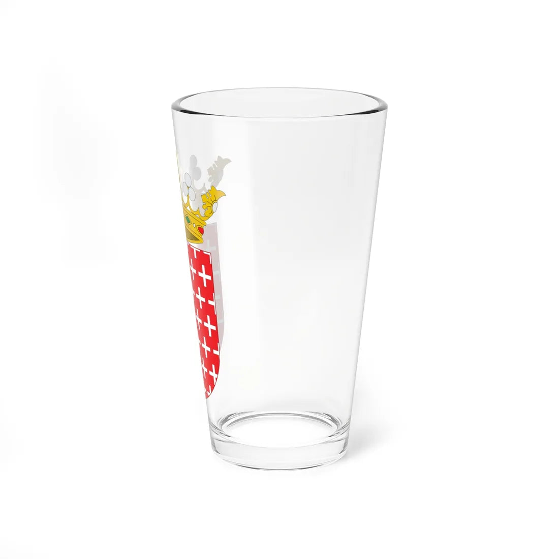 Blasón del Marquesado de Castell de Torrent (Spain) (Coat of Arms) Pint Glass 16oz - Go Mug Yourself