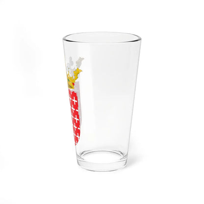Blasón del Marquesado de Castell de Torrent (Spain) (Coat of Arms) Pint Glass 16oz - Go Mug Yourself