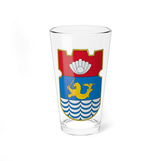 Blasón del Sello de Manila (Philippines) (Coat of Arms) Pint Glass 16oz 16oz - Go Mug Yourself