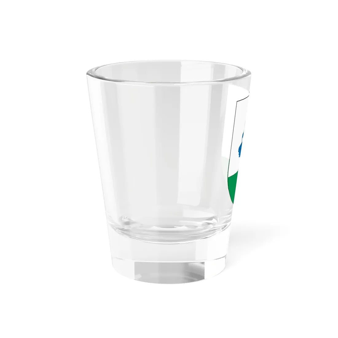 Blasón familia Ýñigo con fuente (Spain) (Coat of Arms) Shot Glass 1.5oz - Go Mug Yourself