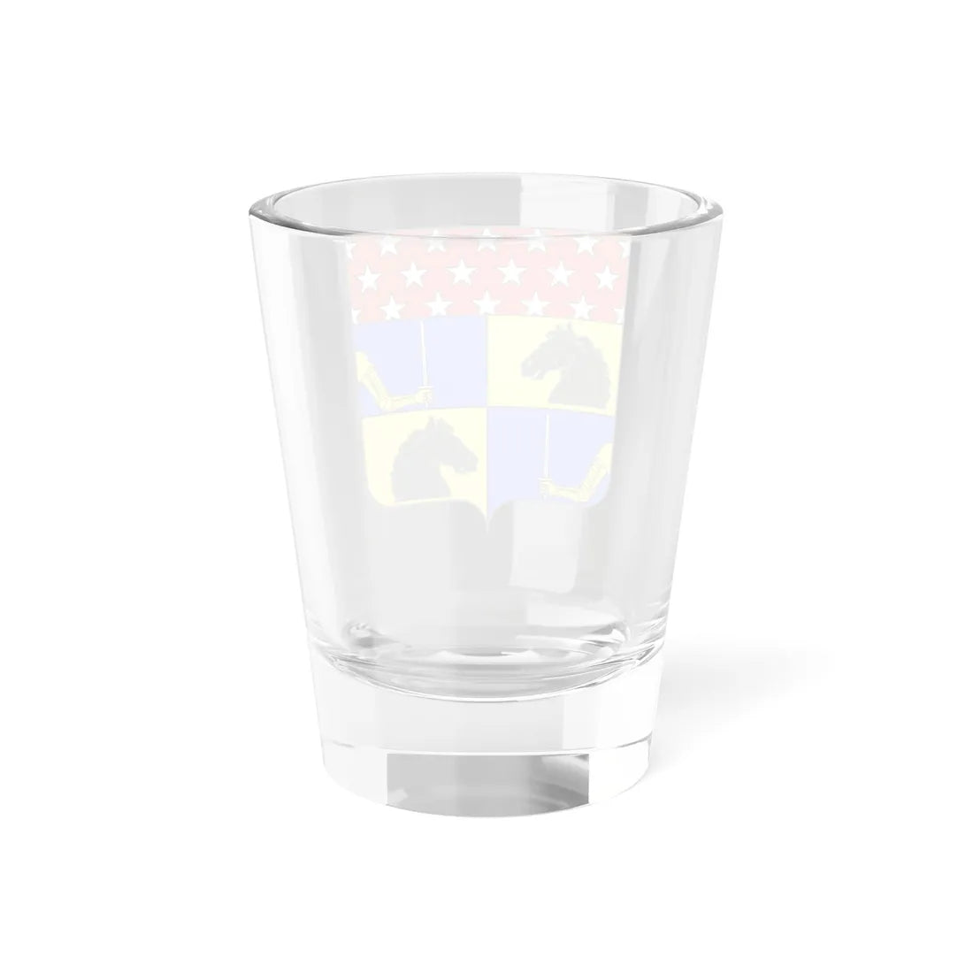 Blason Adolphe Édouard Casimir Joseph Mortier 1768-1835 duc de Trevise (France) (Coat of Arms) Shot Glass 1.5oz - Go Mug Yourself