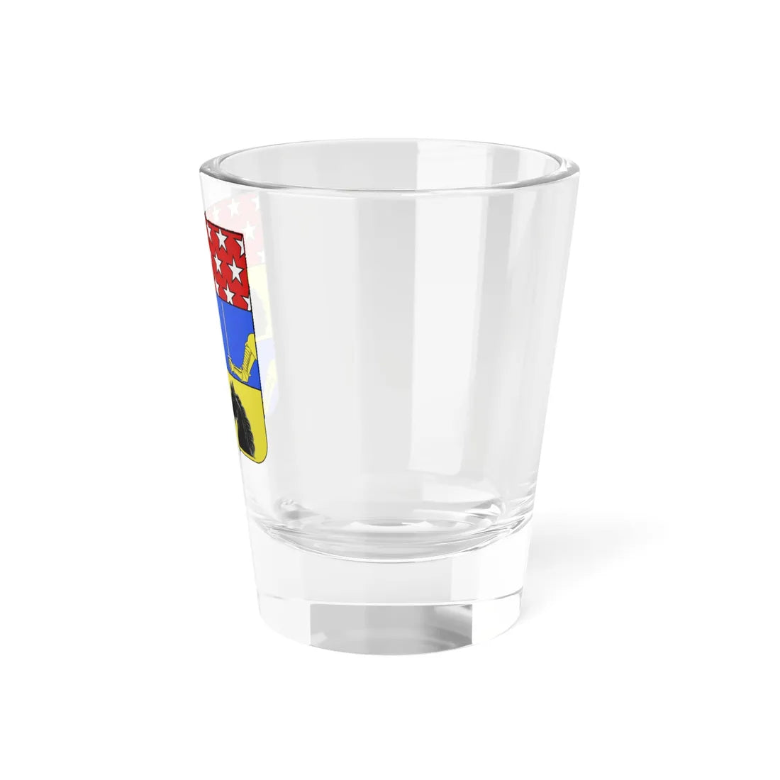 Blason Adolphe Édouard Casimir Joseph Mortier 1768-1835 duc de Trevise (France) (Coat of Arms) Shot Glass 1.5oz - Go Mug Yourself
