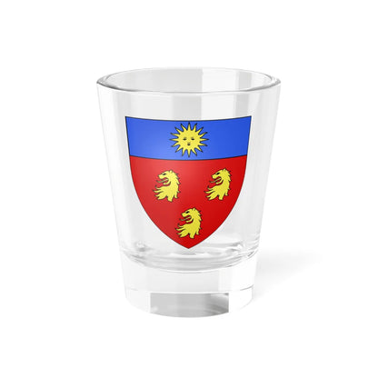 Blason ailhaud (France) (Coat of Arms) Shot Glass 1.5oz 1.5oz - Go Mug Yourself