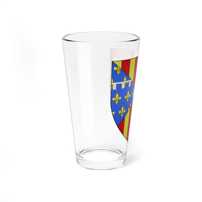 Blason Alphonse dAragon Marquis de Vilena selon Gelre (Spain) (Coat of Arms) Pint Glass 16oz - Go Mug Yourself
