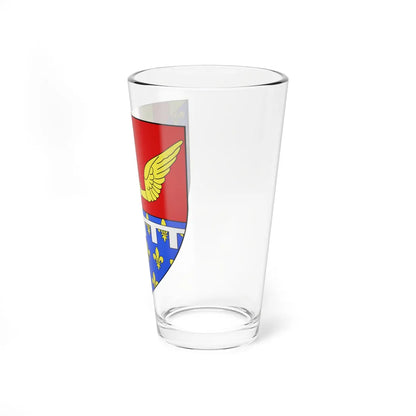 Blason Alphonse dAragon Marquis de Vilena selon Gelre (Spain) (Coat of Arms) Pint Glass 16oz - Go Mug Yourself
