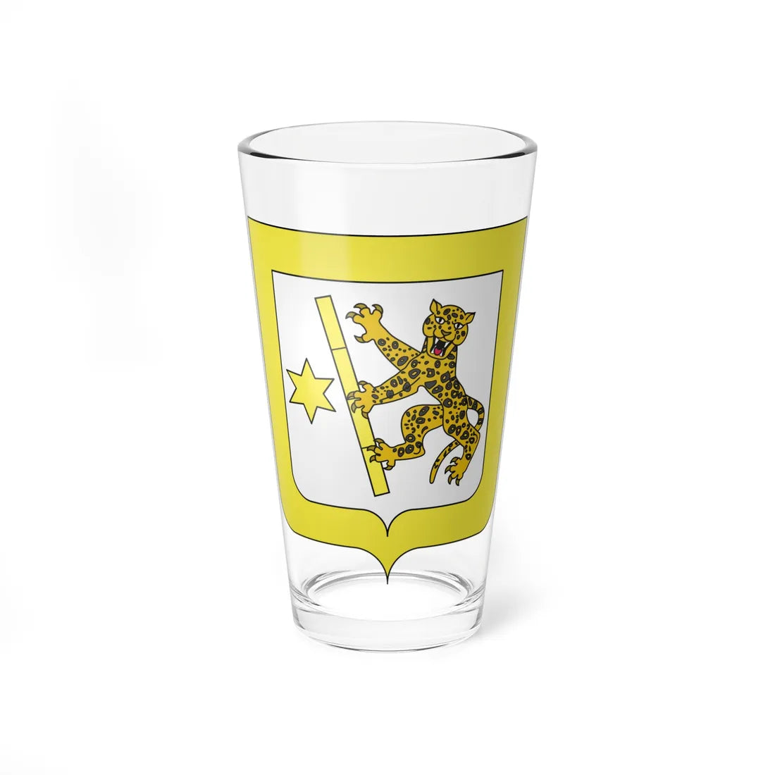 Blason André de Spirlet (Belgium) (Coat of Arms) Pint Glass 16oz - Go Mug Yourself