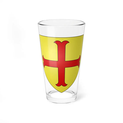 Blason Annoeullin 59 (France) (Coat of Arms) Pint Glass 16oz 16oz - Go Mug Yourself
