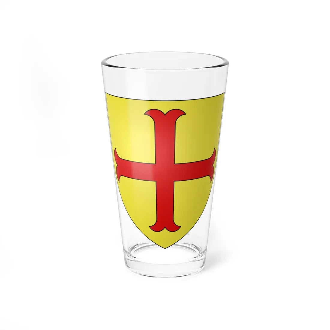 Blason Annoeullin 59 (France) (Coat of Arms) Pint Glass 16oz - Go Mug Yourself