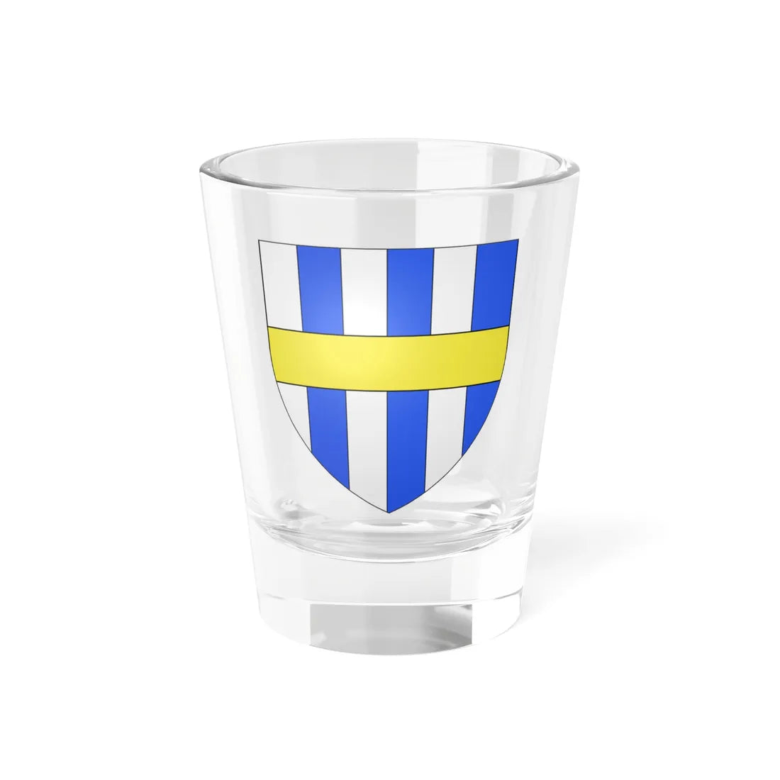 Blason Antonio Montaldo Doge de Gênes selon Gelre (Italy) (Coat of Arms) Shot Glass 1.5oz 1.5oz - Go Mug Yourself