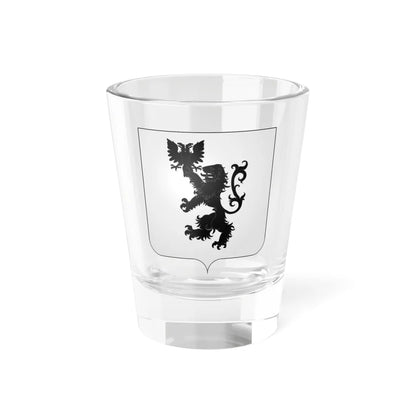 Blason Assenede (Belgium) (Coat of Arms) Shot Glass 1.5oz 1.5oz - Go Mug Yourself