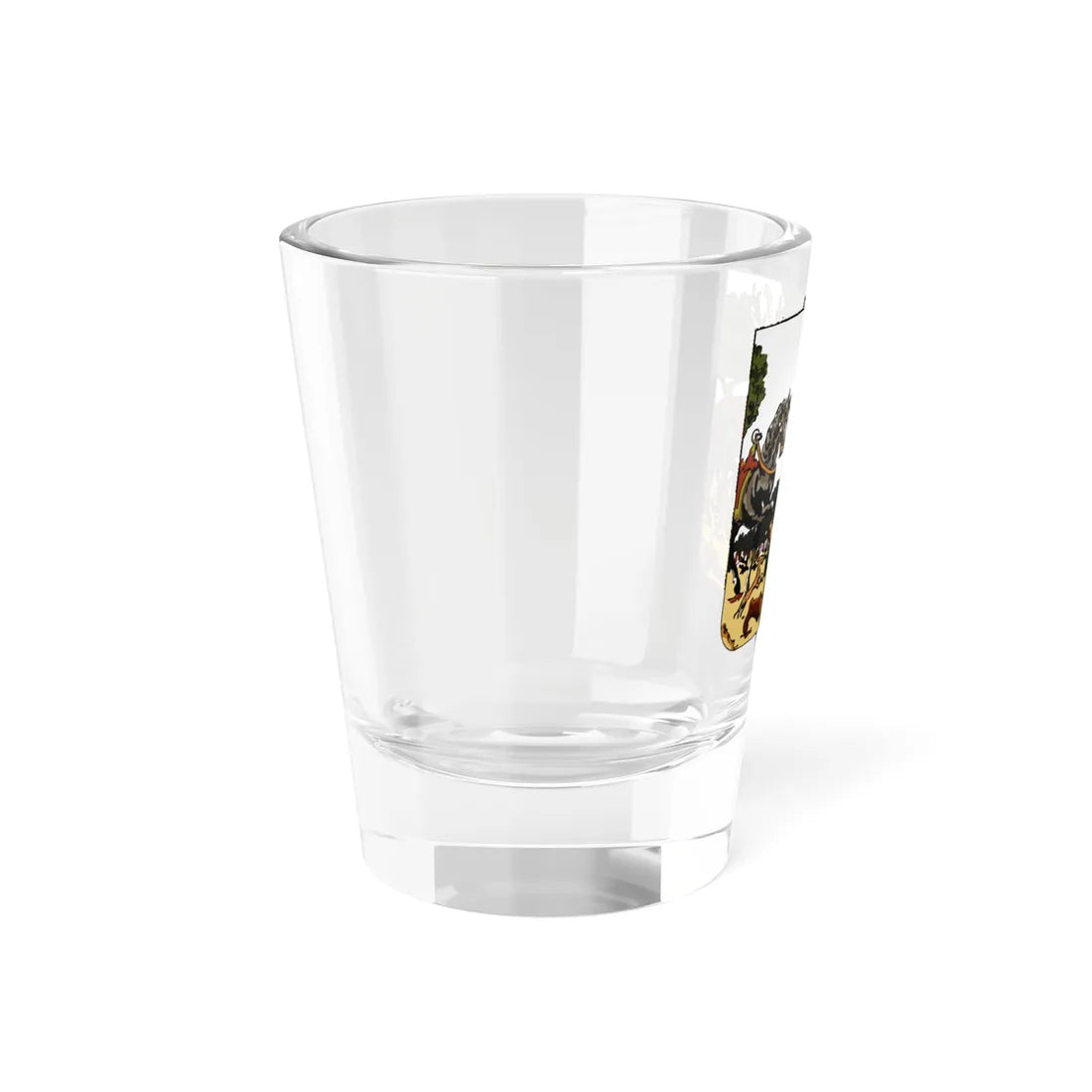 Blason Aubel (Belgium) (Coat of Arms) Shot Glass 1.5oz - Go Mug Yourself